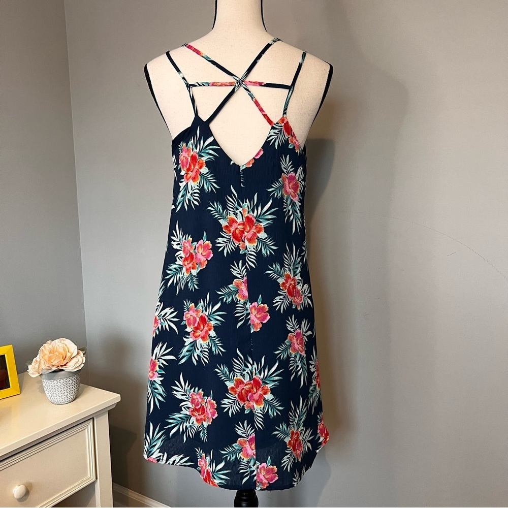 My Michelle Floral Layered Strappy Cami Summer Dress